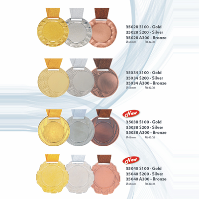 35028 - 35040 - Metal Medal