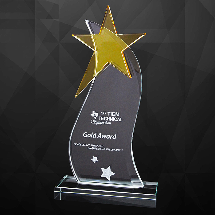 9226 - Exclusive Crystal Star Plaques