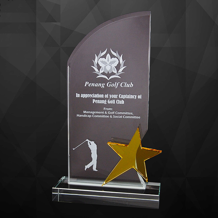 9227 - Exclusive Crystal Star Plaques