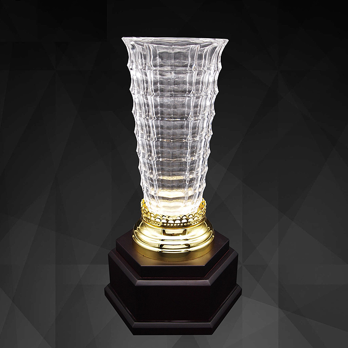 9286 - Exclusive Crystal Vase Trophy