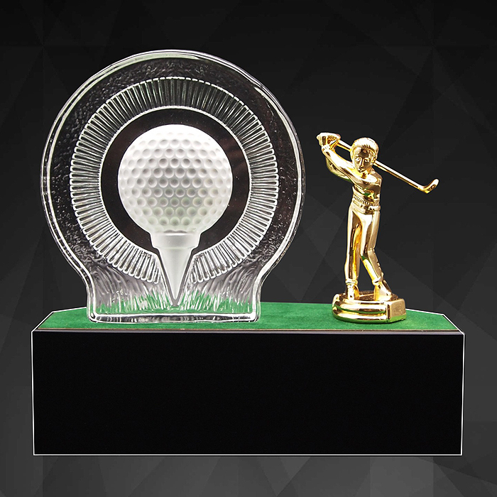 9278 - Exclusive Crystal Golf Awards