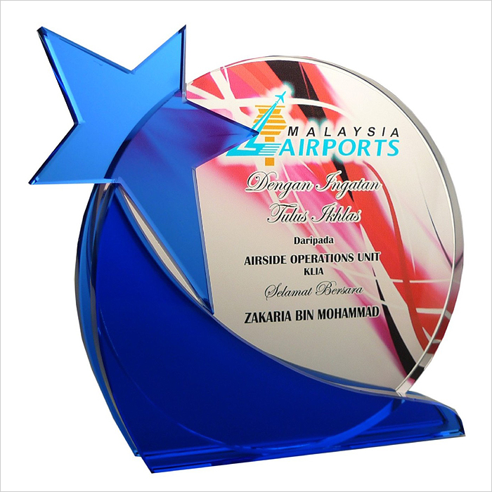 8157 - Exclusive Crystal Glass Star Awards