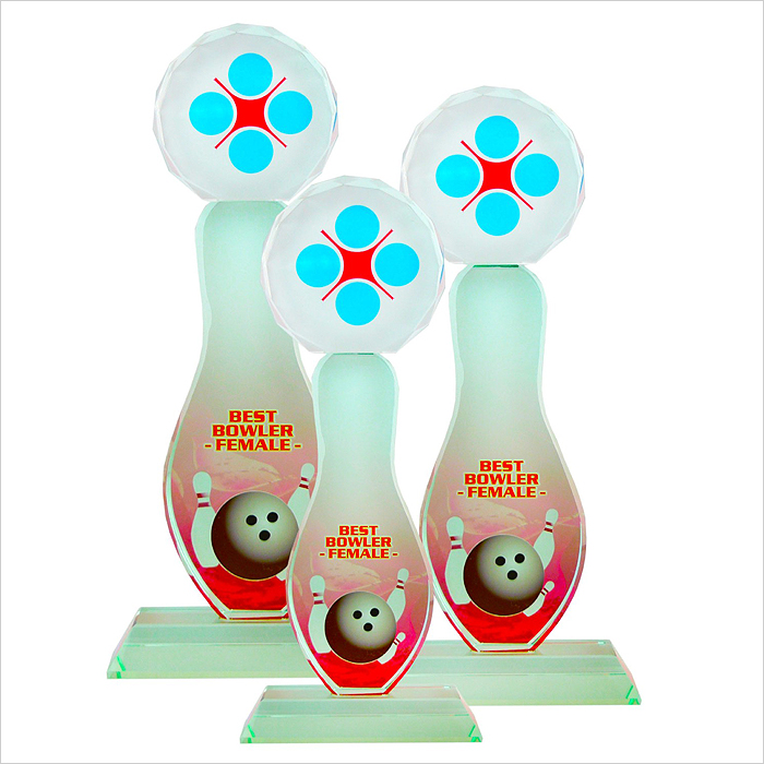 8174 - Exclusive Crystal Glass Awards (Bowling)