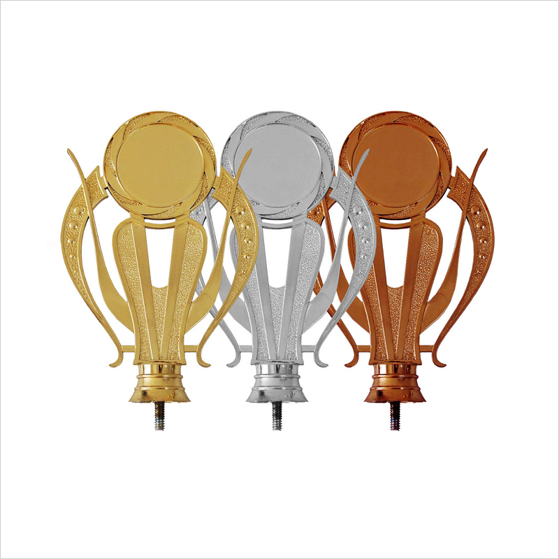 SM-010 - Plastic Trophy Top (Gold, Silver, Bronze)