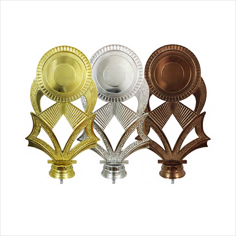 SM-011 - Plastic Trophy Top (Gold, Silver, Bronze)