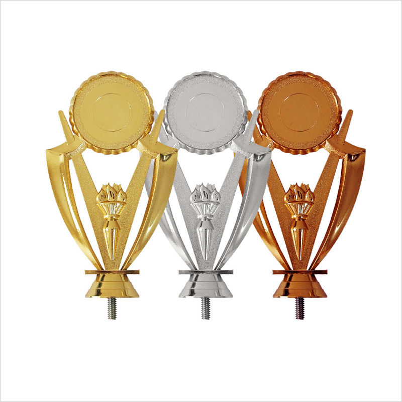 SM-001 - Plastic Trophy Top (Gold, Silver, Bronze)