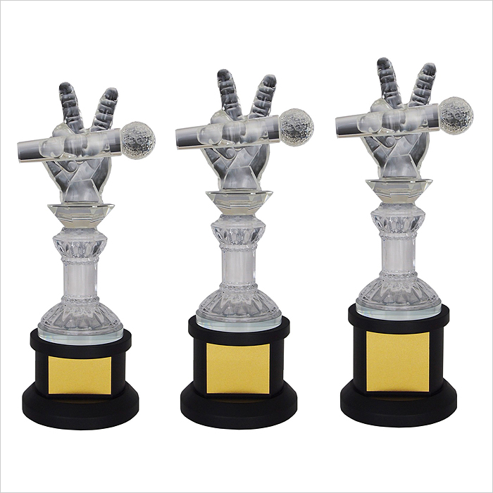 8264 - Exclusive Crystal Glass Awards (Microphone)