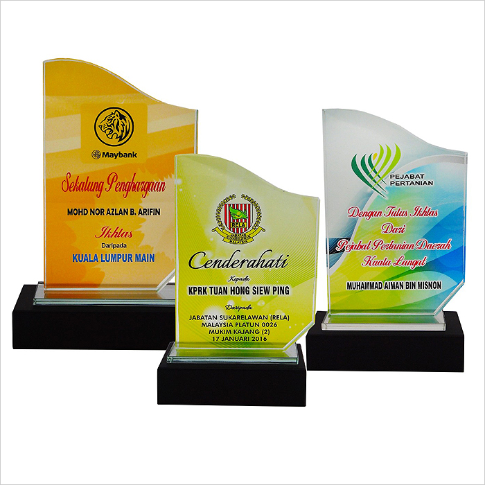 8291 - Exclusive Crystal Glass Awards