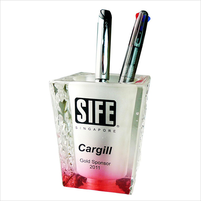 8163 - Crystal Pen Holder