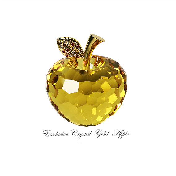 8336 - Exclusive Crystal Gold Apple