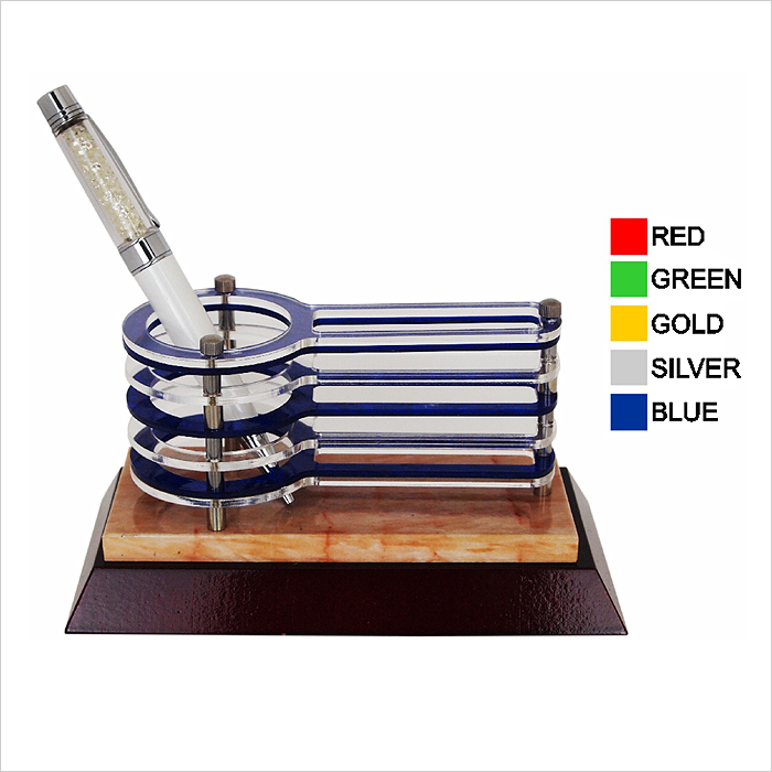 7109 - Wooden Acrylic Pen Holder