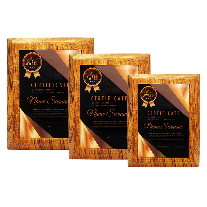 7176 - Exclusive Wooden Plaque