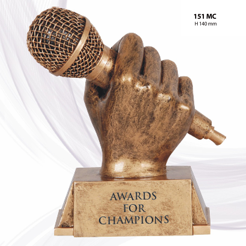 151MIC - Microphone Fibre Trophy