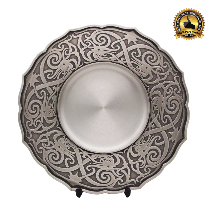 7223 - Traditional Motion Pewter Tray