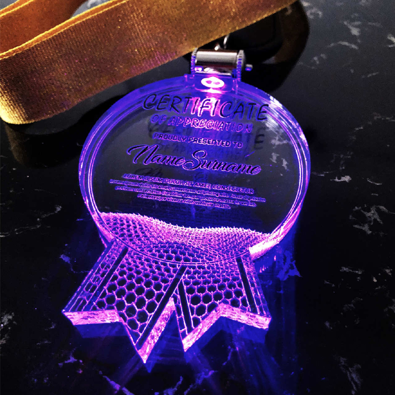 5082 - Acrylic Lighting Hanging Medal