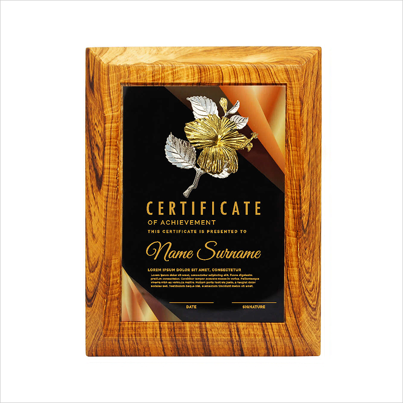 7385 - Exclusive Culture Souvenir Plaque (Bunga Raya)