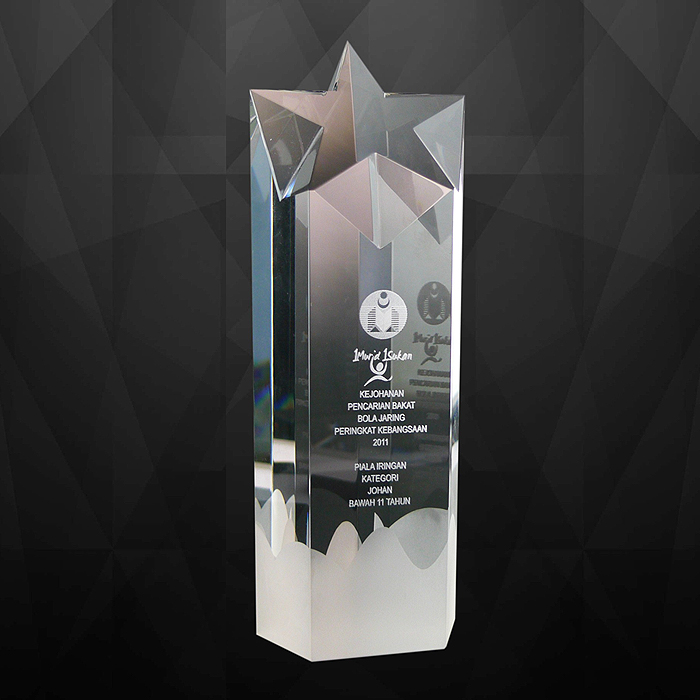 9085 - Exclusive Crystal Star Award