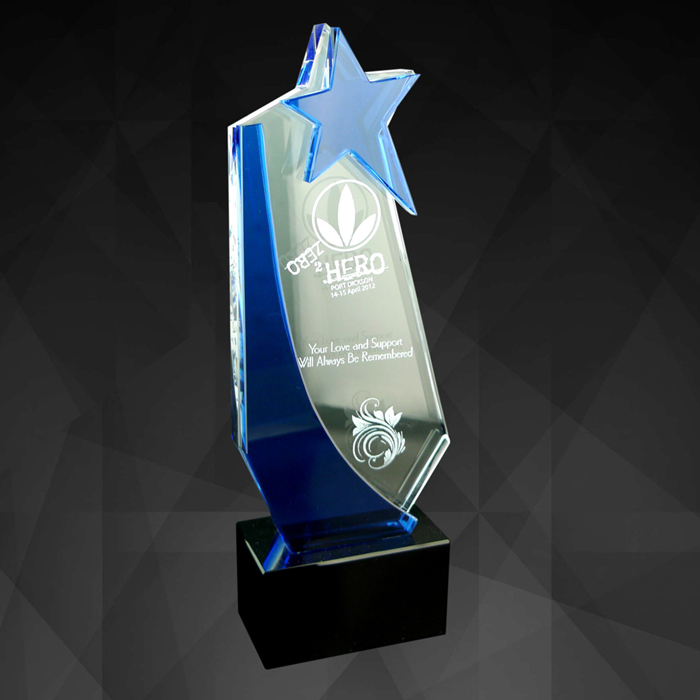 9091 - Exclusive Crystal Star Award