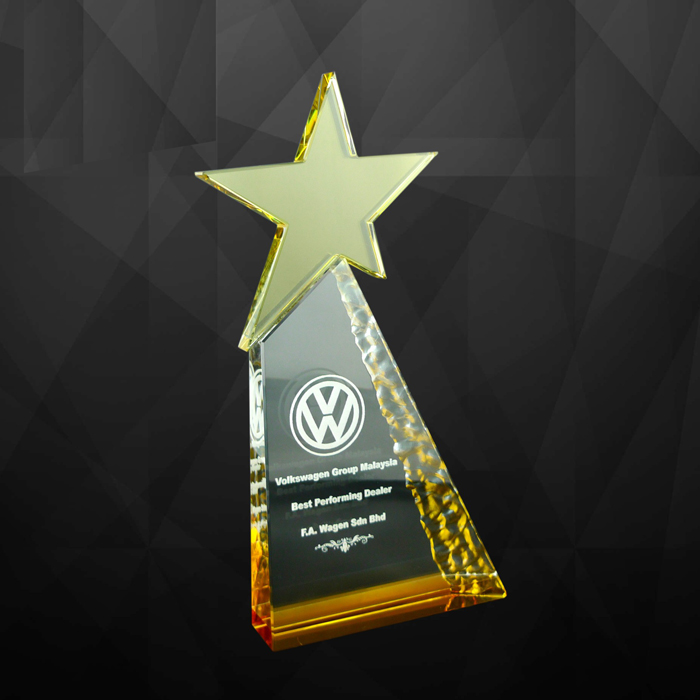 9092 - Exclusive Crystal Star Award