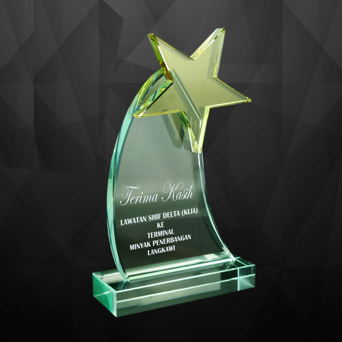 9105 - Exclusive Crystal Star Award