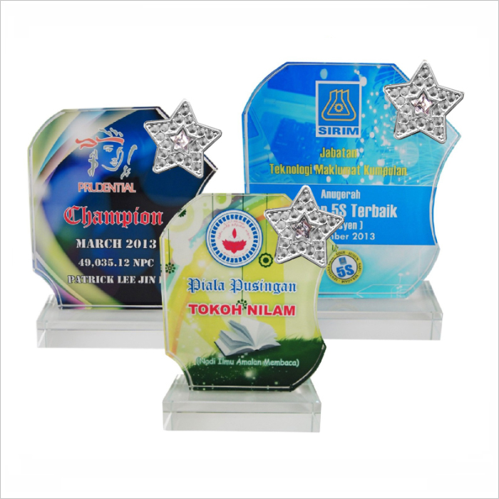 8197 - Exclusive Crystal Glass Star Awards