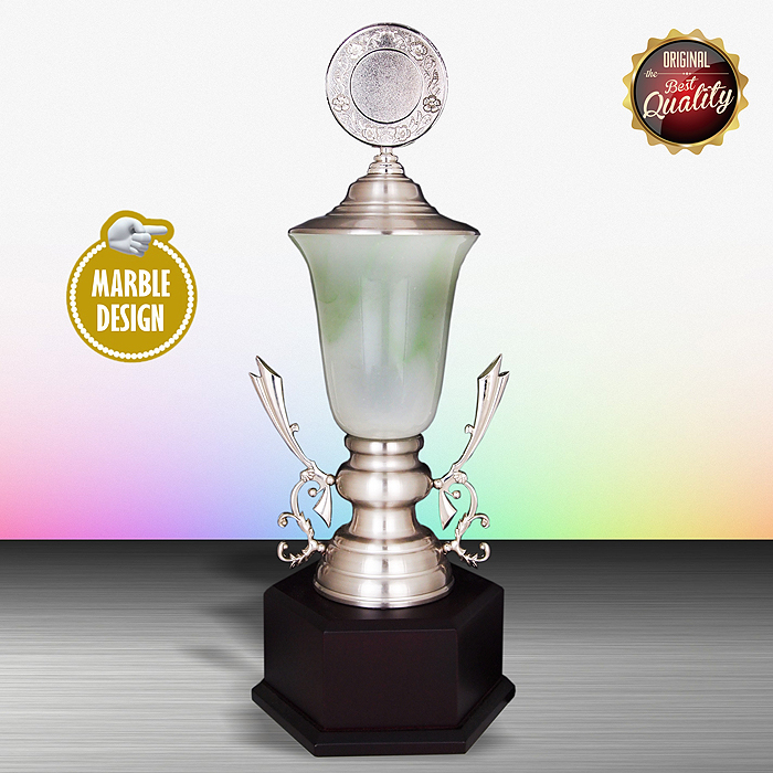 WS6129 - Exclusive White Silver Trophy