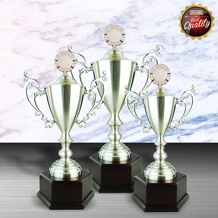 WS6064 - Exclusive White Silver Trophy