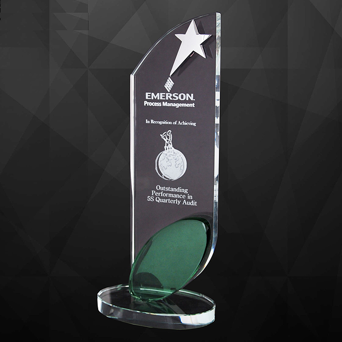 9171 - Exclusive Crystal Star Plaques