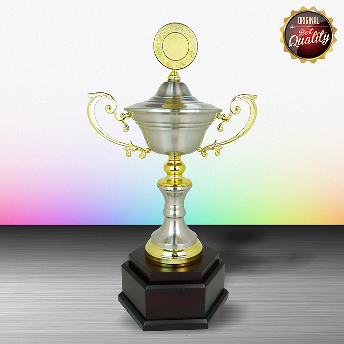 WS6077 - Exclusive White Silver Trophy