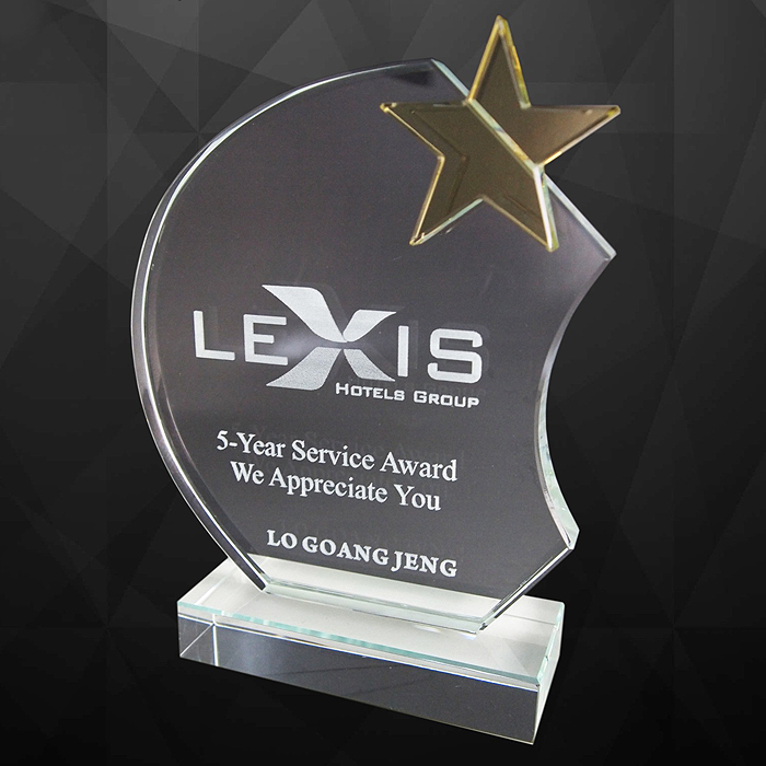 9126 - Exclusive Crystal Star Award