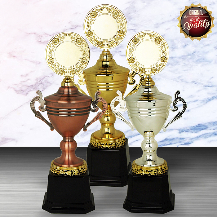 WS6108 - Exclusive White Silver Trophy (GOLD, SILVER, BRONZE)